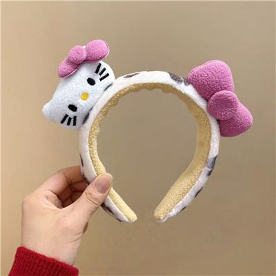 斑马KT猫毛绒发箍 - OBL10387357