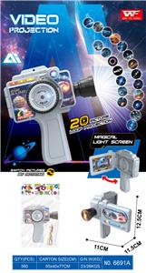 太空灯光投影摄影机（投影20图）带吊绳 - OBL10389219