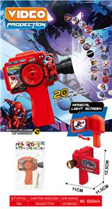 蜘蛛侠灯光投影摄影机（投影20图）带吊绳 - OBL10389225