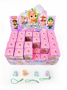 展示盒48只盲盒植绒款pvc裙子哭娃（混色混款） - OBL10389238