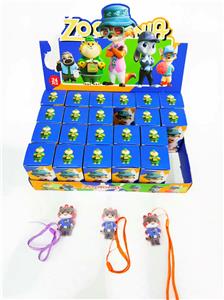 展示盒24只盲盒植绒款pvc疯狂动物城 （混色混款） - OBL10389241