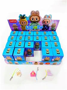 展示盒24只盲盒植绒款pvc信封拉布（混色混款） - OBL10389242