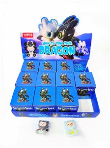 展示盒12只盲盒植绒款pvc罗小黑（混色混款） - OBL10389253