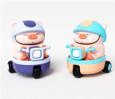 益智卡通婴童电动摩托小猪 - OBL10389276