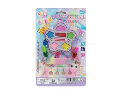 跨境儿童彩妆儿童化妆品饰品美甲梳扮女孩玩具过家家新款DIY饰品化妆品套装 - OBL10391267