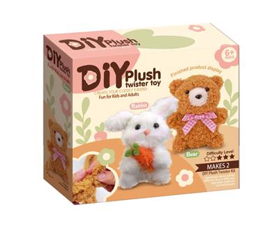 DIY扭扭棒-兔、熊彩盒装 - OBL10391930