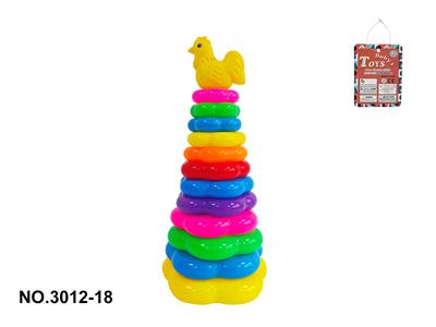 12层花型彩虹套圈（公鸡) - OBL10392629