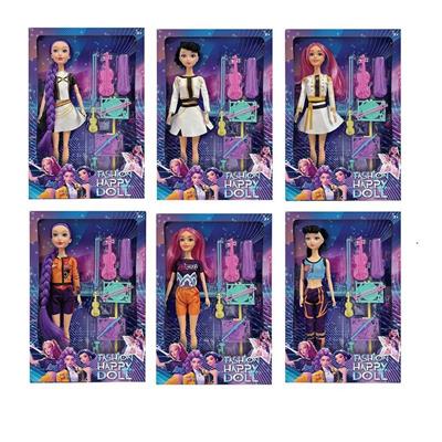 11寸实身9关节猎魔女团娃娃带配件 6款混 - OBL10393098