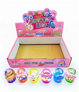 展示盒24只可爱猫加公仔水晶泥 - OBL10393247