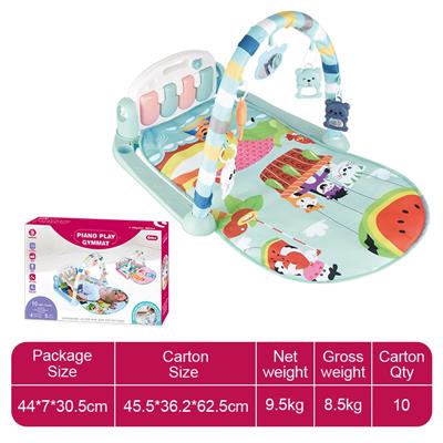 HX60102-E 卡通西瓜蓝色健身架 英文版 - OBL10393920