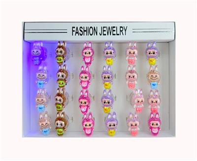 盒庄24只拉布布系列闪光戒指 - OBL10394300