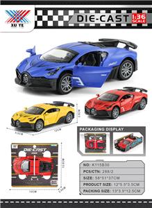 1:36  合金回力车模 布加迪 开车门（1只装） - OBL10394536