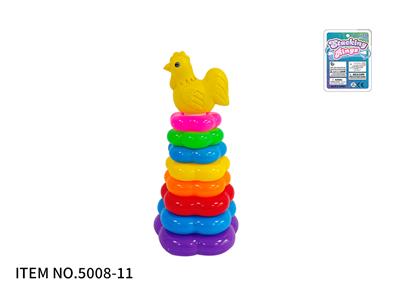8层花型彩虹套圈（公鸡） - OBL10394719