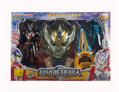 31.5CM专利超人（声光）+圆环利刃（声光）+怪兽+面具 - OBL10395181