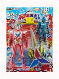 31.5cm专利超人（声光)+终极圣剑（声光）+永恒之剑（声光）+怪兽 - OBL10395209