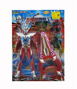 31.5CM专利超人（声光）+圆环利刃（声光）+怪兽+卡片 - OBL10395212