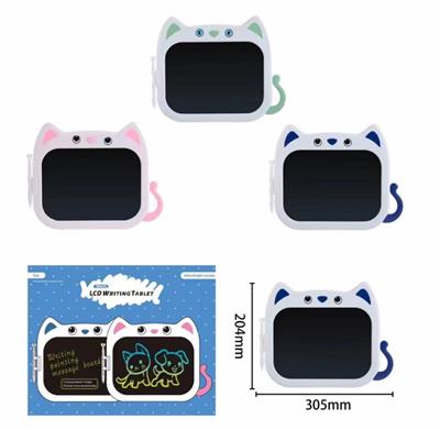 11寸卡通猫彩屏液晶写字板 - OBL10396898