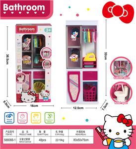 粉红色浴室过家家 - OBL10398226