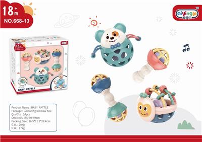 软胶4件套摇铃 (图片色) - OBL10398375