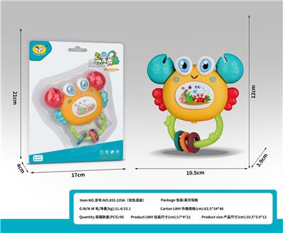 螃蟹摇铃 （红/蓝2色混装） - OBL10398882