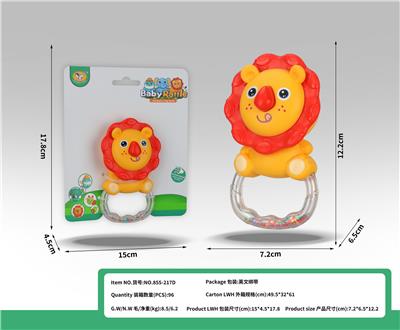卡通狮子解压摇铃 - OBL10398914