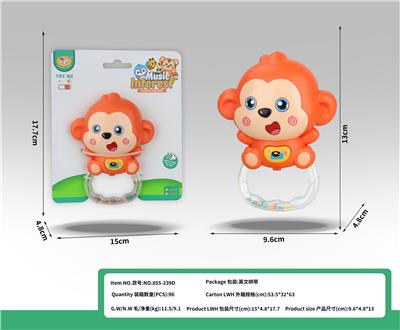 卡通音乐猴子摇铃 - OBL10398931