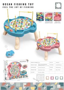 音乐立式旋转钓鱼台45鱼   (无按键-带腿) - OBL10399305