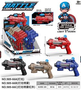 美国队长
电动喷雾八音枪 - OBL10400409