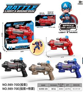 美国队长
电动喷雾八音枪 - OBL10400433