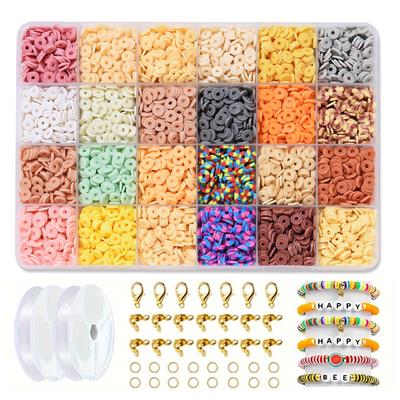 软陶片+龙虾扣包扣圈+线 24格 - OBL10400923