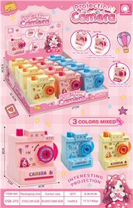 陈清松文创投影机相机（8画面投影，仿真快门声效，底部相片可弹出电池型号：5号电池*2不包电） - OBL10401075