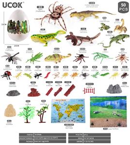 50件装牧场动物收纳蛋场景套装 - OBL10401248
