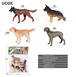 4只5寸宠物狗套装 - OBL10401261