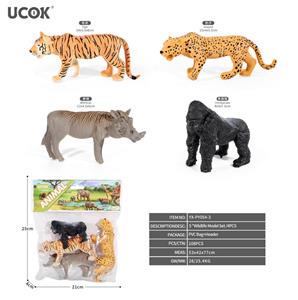 4只5寸野生动物套装 - OBL10401278