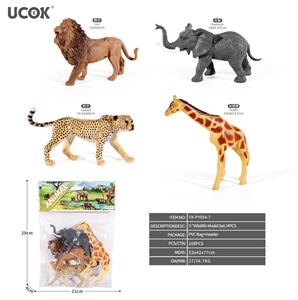 4只5寸野生动物套装 - OBL10401282