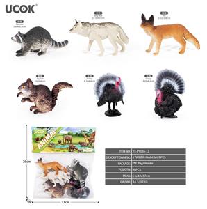 6只5寸野生动物模型套装 - OBL10401284