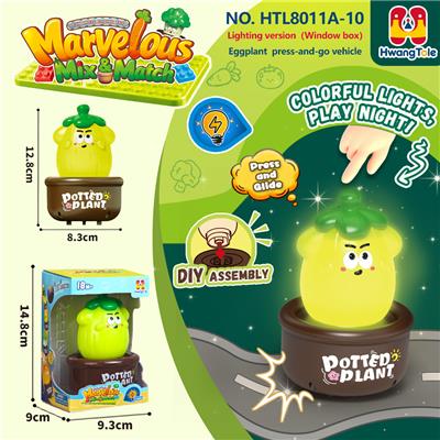 果蔬类按压车
茄子按压滑行车
按压车 卡通车按压滑行
压力车 按压萌趣车
DIY积木底座拆卸
（七彩渐变灯光版）
（产品采用UV工艺） - OBL10401312