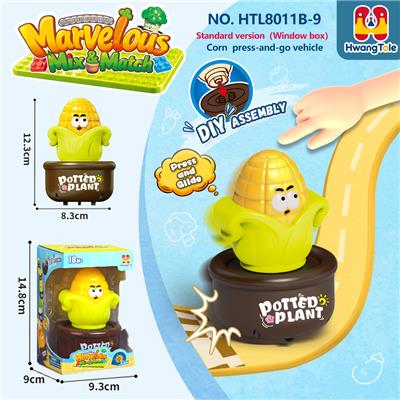 果蔬类按压车
玉米按压滑行车
按压车 卡通车按压滑行
压力车 按压萌趣车
DIY积木底座拆卸
（产品采用UV工艺） - OBL10401330