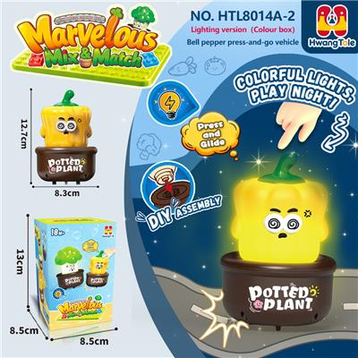 果蔬类按压车
彩椒按压滑行车
按压车 卡通车按压滑行
压力车 按压萌趣车
DIY积木底座拆卸
（七彩渐变灯光版）
（产品采用UV工艺） - OBL10401351