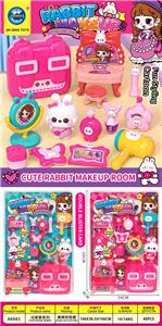 高频双吸塑饰品萌兔化妆间 - OBL10401566