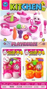 PVC卡头袋趣味厨房餐具过家家 - OBL10401574