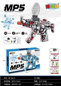 小MP5电动水弹枪（骷髅红色） - OBL10402189