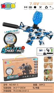 M4电动水弹枪（灯光带火炮）（英文蓝色） - OBL10402252