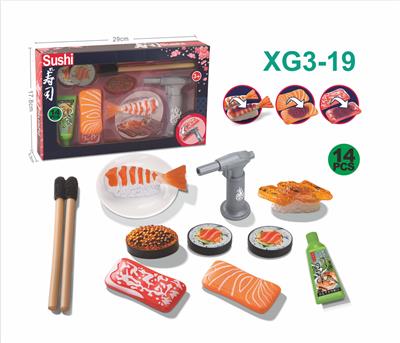DIY可变色14PCS寿司套装 - OBL10402551