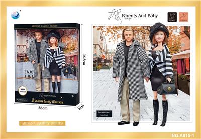 12寸男人11.5寸芭比情侣散步 - OBL10402591