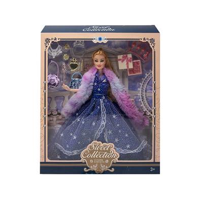 11.5寸实身9关节婚纱芭比带打扮吸塑配件 - OBL10402875