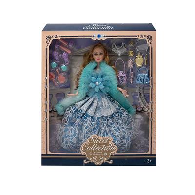 11.5寸实身9关节婚纱芭比带打扮吸塑配件 - OBL10402876