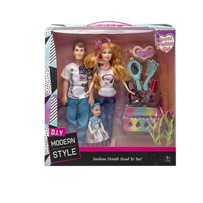 11.5寸实身活手芭比和空身男人3寸仔打扮吸塑配件 - OBL10402888