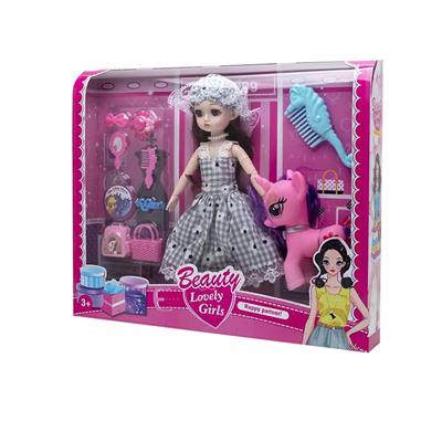 12寸关节实身萝莉配马配梳子打扮吸塑配件 - OBL10402907