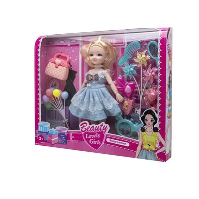 12寸实身关节萝莉配气球包包风车吸塑配件 - OBL10402910